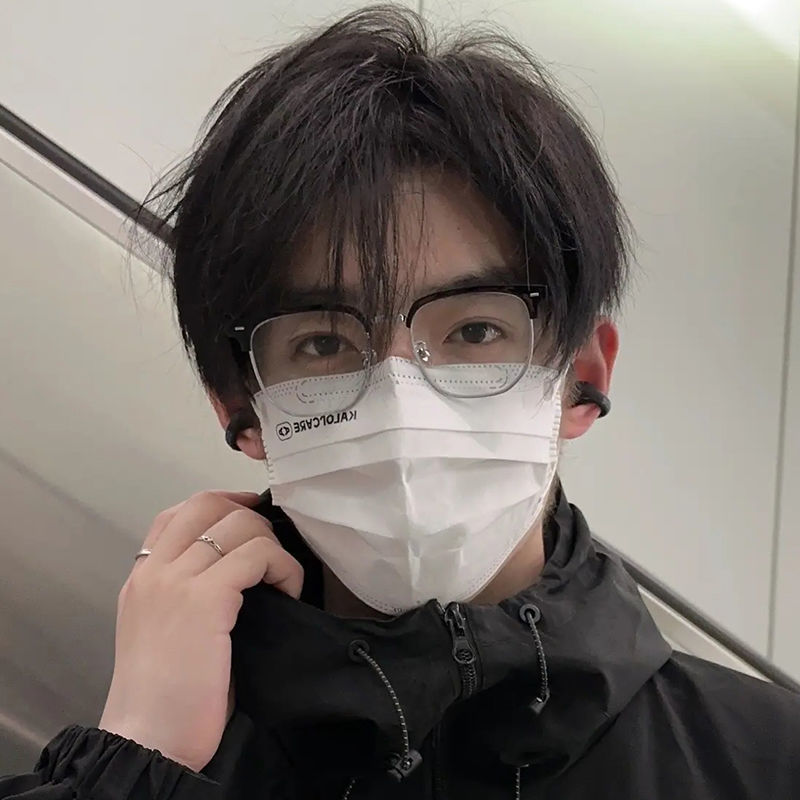 斯文败类黑色半框近视眼镜男款痞帅理工男可配有度数防蓝光平光镜
