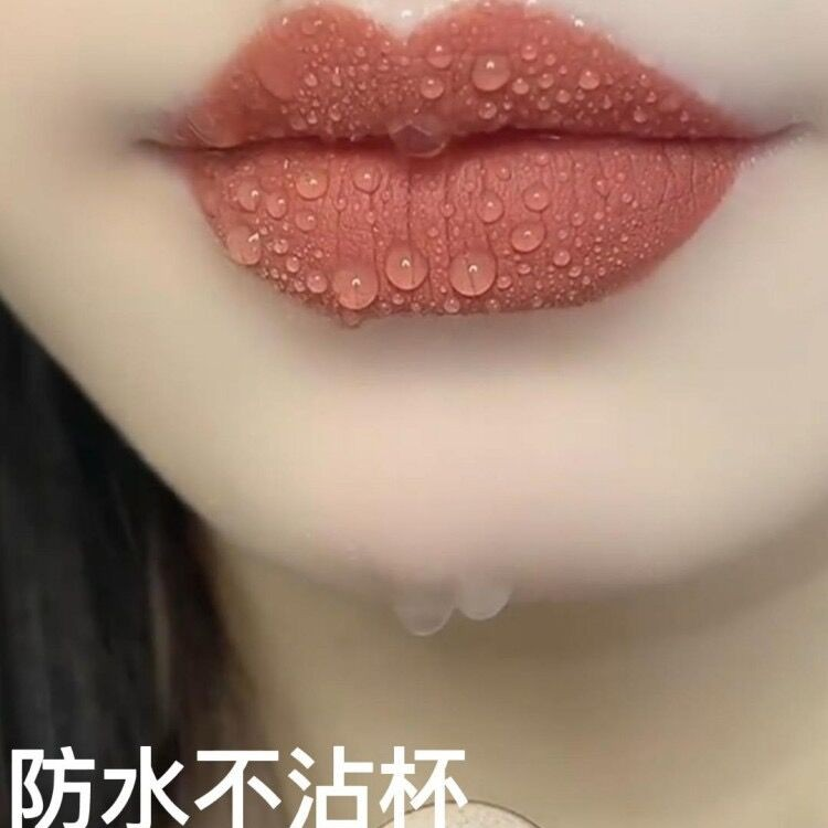 自然肉桂色口红不掉色不脱色豆沙色口红黄皮素颜显白持久防水哑光