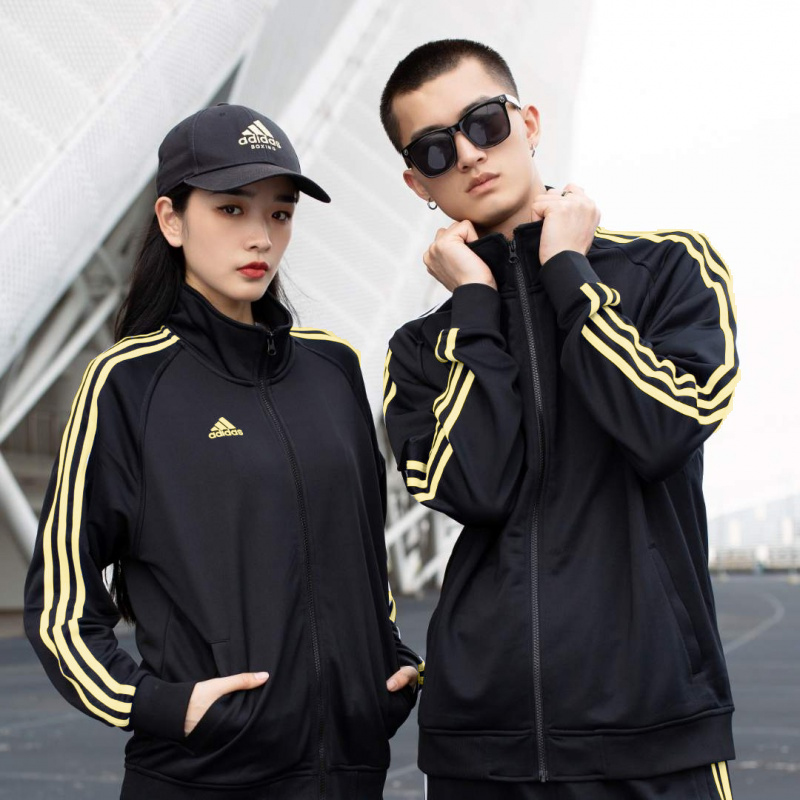 Adidas/阿迪达斯武博系列情侣款休闲立领百搭外套长裤 TR30JR/P1R