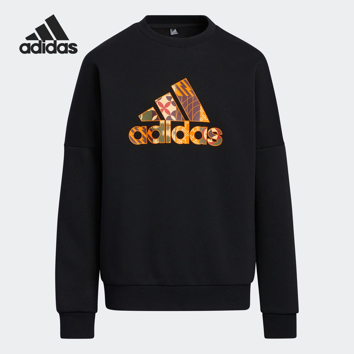 Adidas/阿迪达斯儿童舒适圆领针织运动休闲卫衣 HC2728