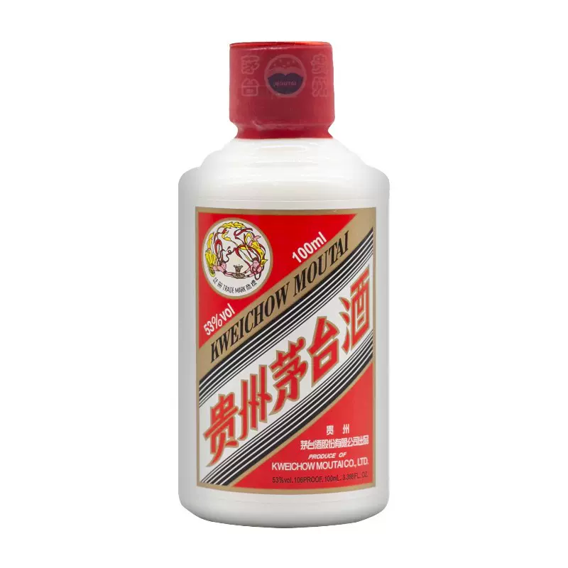 MOUTAI/茅台53°飞天100ML酱香型(LY)贵州茅台酒酒水瓶装53度100ml