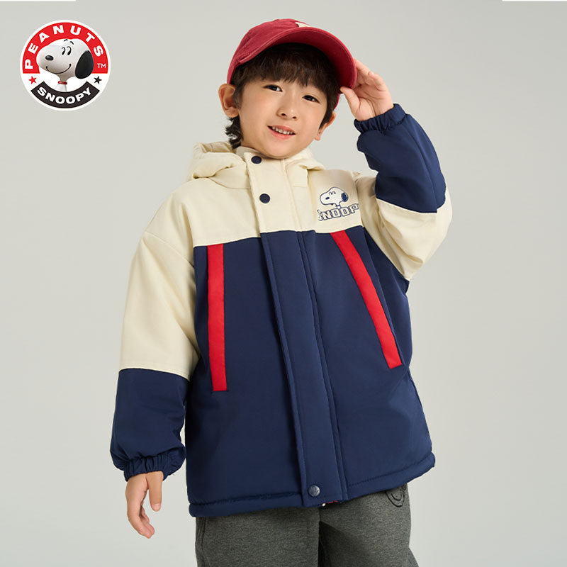 【飞哥专属】史努比新款加绒派克服外套XBE5052