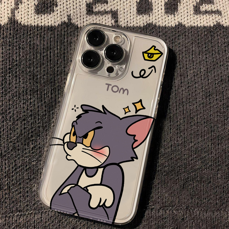 情侣卡通适用于iPhone15/14/13手机壳苹果小米vivo华为oppo女可爱