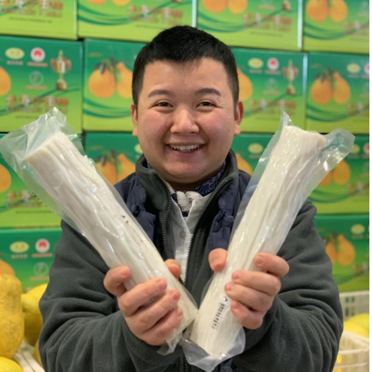 重庆小吃长寿米粉葛兰手工细腻白米粉新鲜湿米粉冷鲜包邮2/3斤
