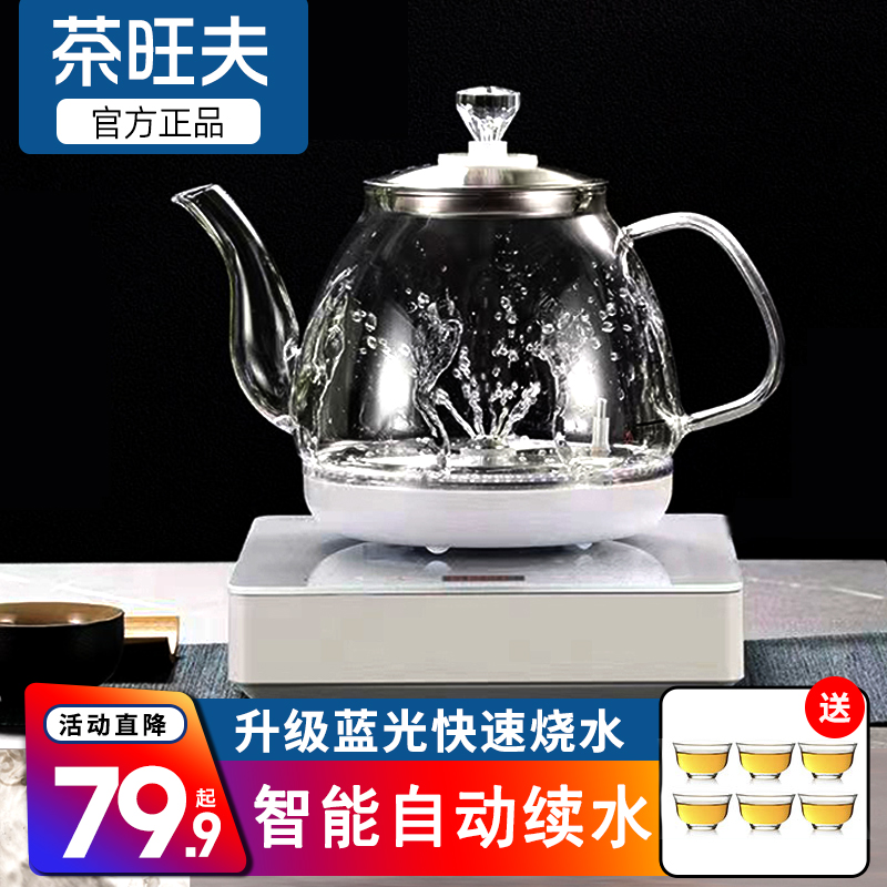电热水壶全自动上水壶家用烧水壶电茶炉煮茶器硅玻璃泡茶机茶吧机
