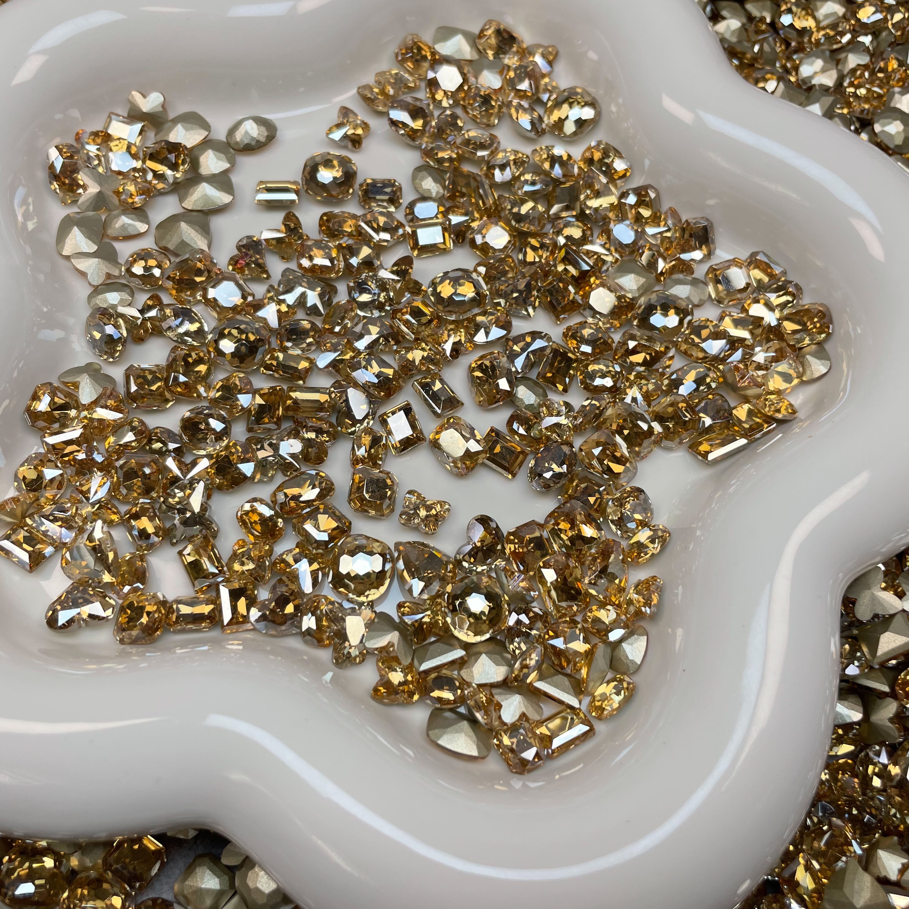 【渡底合集】精品渡底混装合集系列~小仙女美甲钻diy指尖指甲钻爆闪