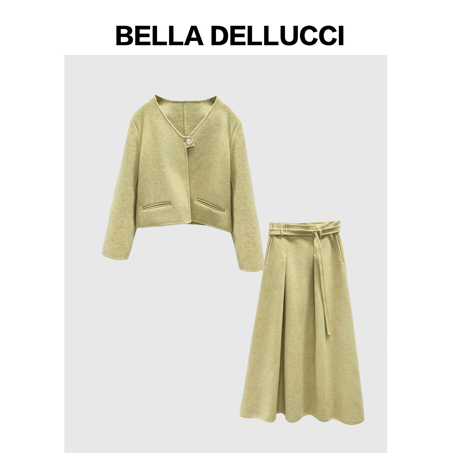 A23年秋冬新款懒人出门套装显瘦时尚热力感长款