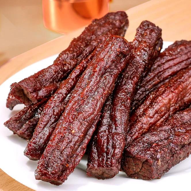 内蒙古呼伦贝尔特产草原美味牛肉干熟食风干开袋即食独立真空包装