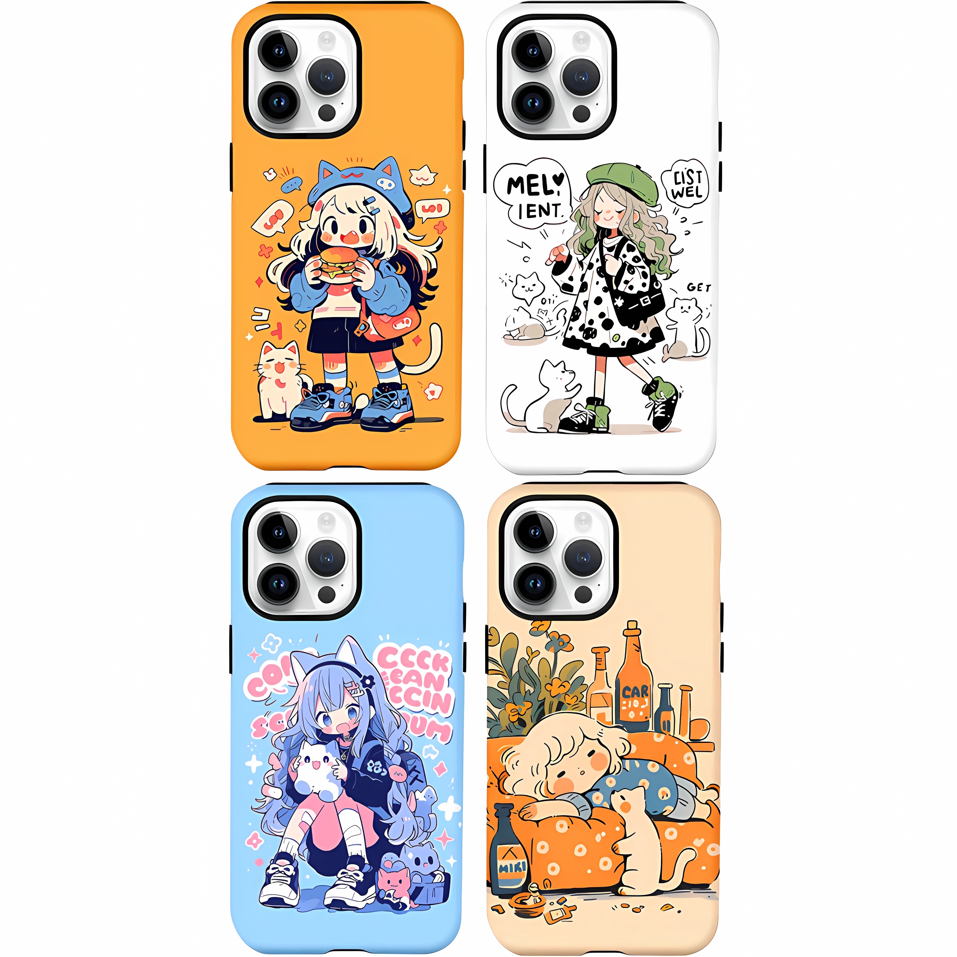 国菲二合一适用苹果iphone14promax潮牌13少女手机壳全包