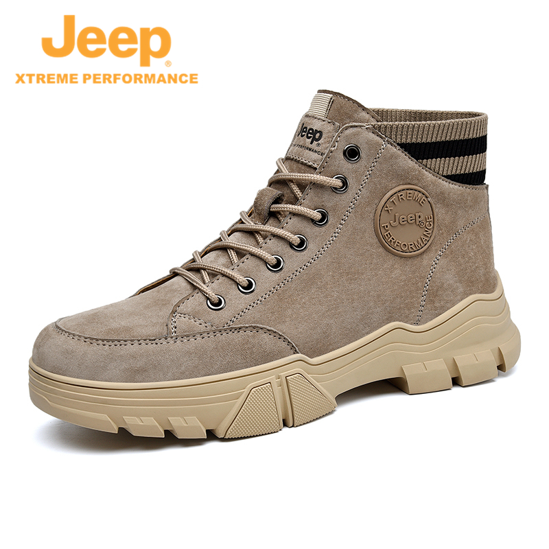 JEEP/吉普冬季新款男鞋时尚潮流百搭户外休闲运动英伦风冬工装靴
