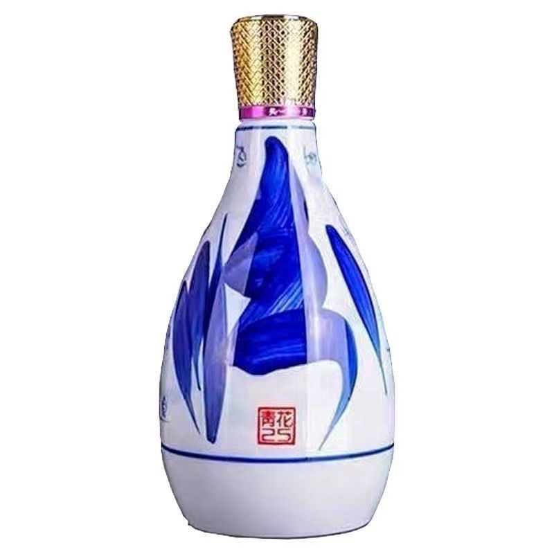 汾酒【酒水节】汾酒青花汾25(光瓶)  清香型42度白酒42度475ml
