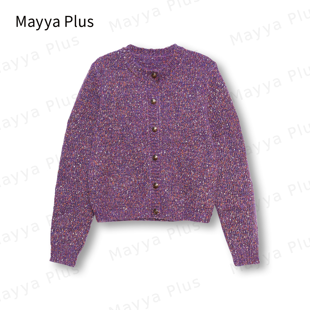 【月落星辰】Mayya Plus时尚新品气质显瘦百搭款热力感毛衫32347770