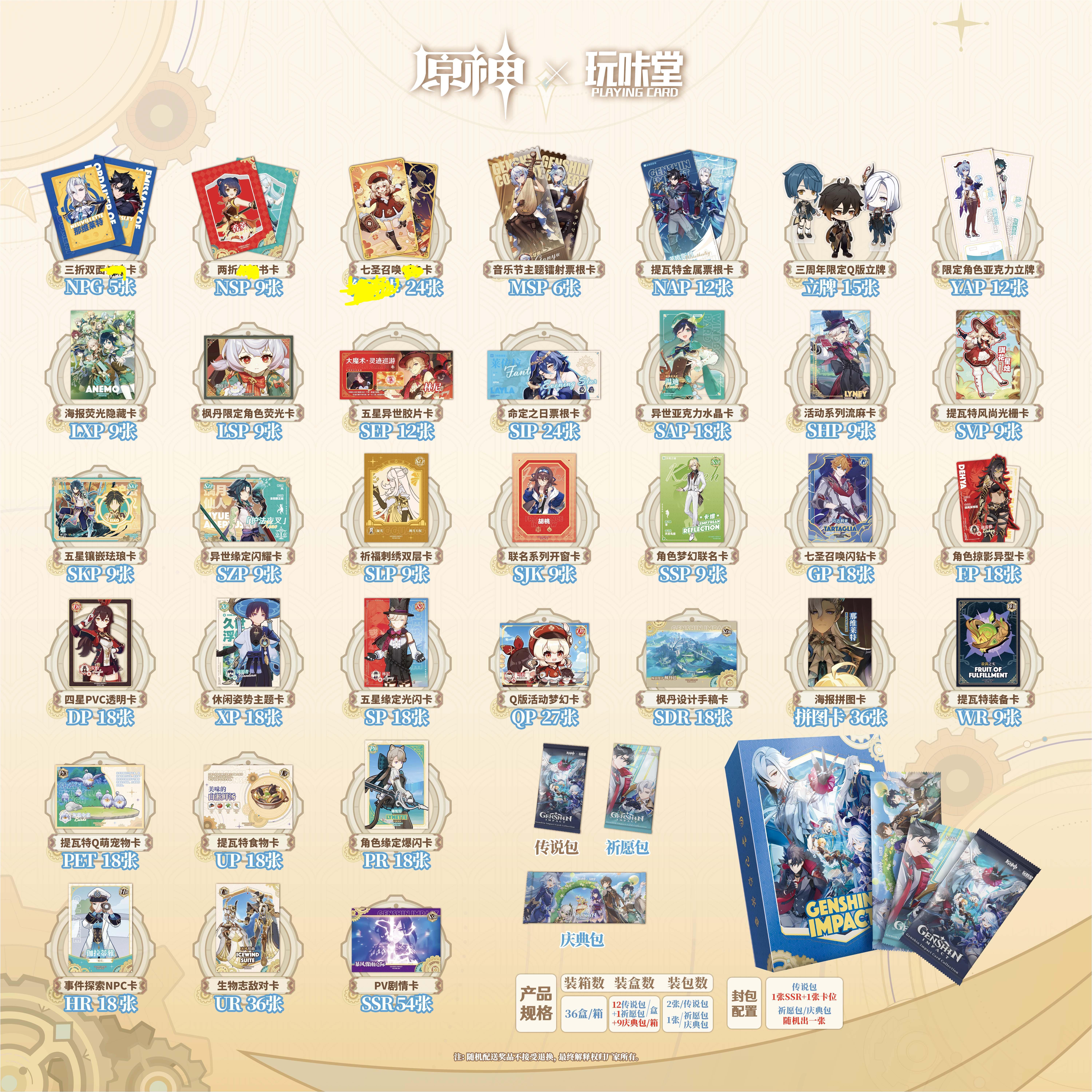 【拆盒】玩咔堂 第四弹 动漫收藏卡通卡片卡牌盲盒【默认代拆】
