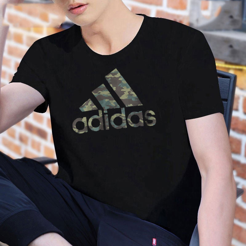 ADIDAS阿迪达斯短袖男2023夏季新款运动服圆领半袖宽松T恤HS3215