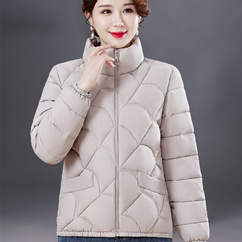 波司澄羽绒棉服女冬装2023新款棉衣中老年妈妈装显瘦小棉袄短款加