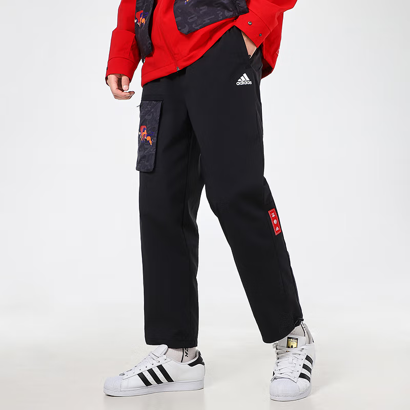 adidas/阿迪达斯男秋季新款运动裤休闲舒适工装裤直筒长裤GP0879