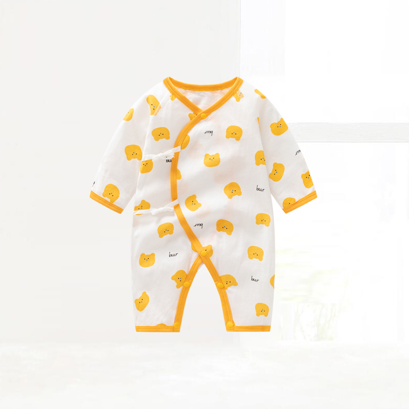 新生儿幼儿秋季宝宝衣服婴儿连体衣长袖纯棉哈衣薄款休闲睡衣婴