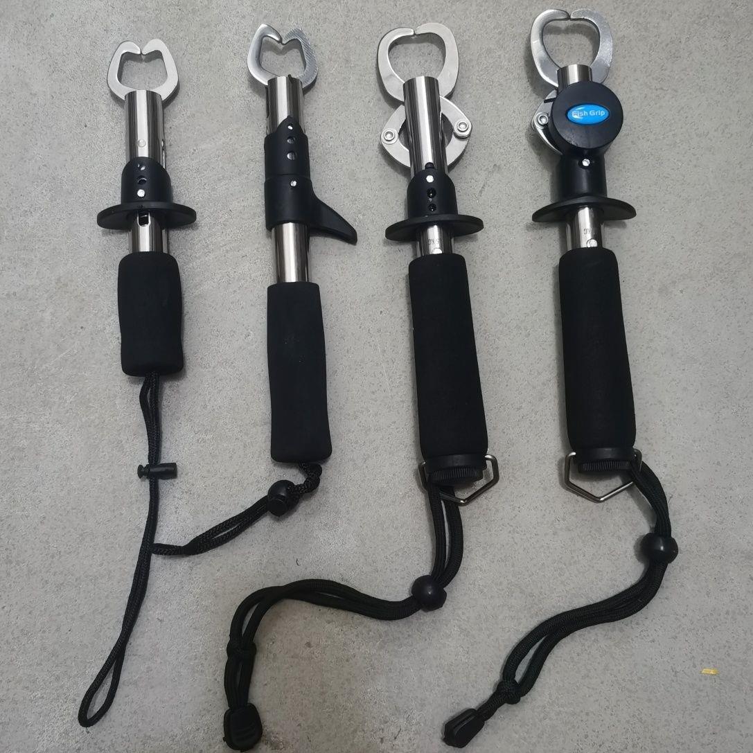 不锈钢带称带尺夹鱼器控鱼器抓鱼器控鱼钳子路亚装备翘嘴扣鱼锁