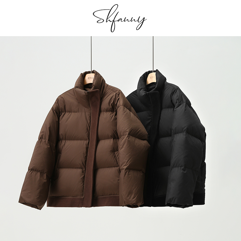 【暖冬奏曲】美拉德系立领韩版保暖百搭宽松显瘦羽绒服短款/小雅