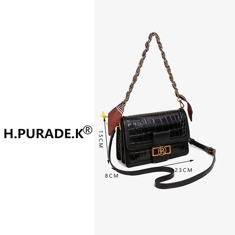H.PURADE.K溯源好物女士轻奢时尚百搭包包小众气质潮流通勤链条包