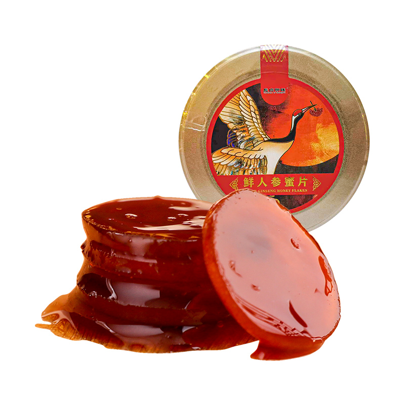 长白山特产人参蜜片50g*6 新鲜园参切片原产直邮优选滋补营养