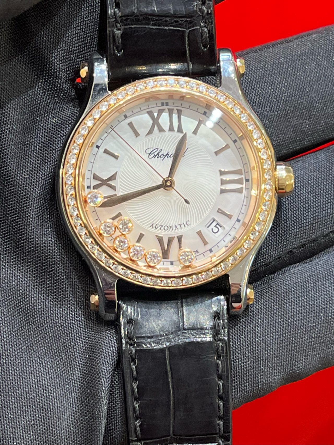 99新 Chopard/萧邦 贰亿女表/萧邦HAPPY SPORT系列278559/调货/99