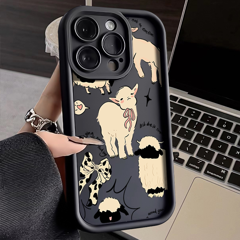小羊羔手机壳iphone15苹果14promax/13pro可爱12/11Pro创意7高级X