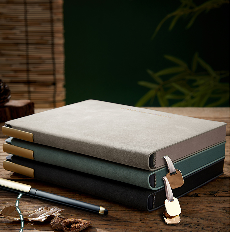 唐门1/【A5/带笔插羊巴皮加厚商务笔记本】可定制办公用工作记事本