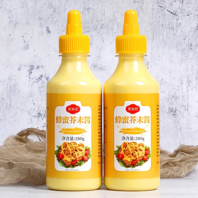 蜂蜜芥末酱炸鸡蘸酱芥末蜂蜜酱辣根家用商用披萨薯条面包干味道