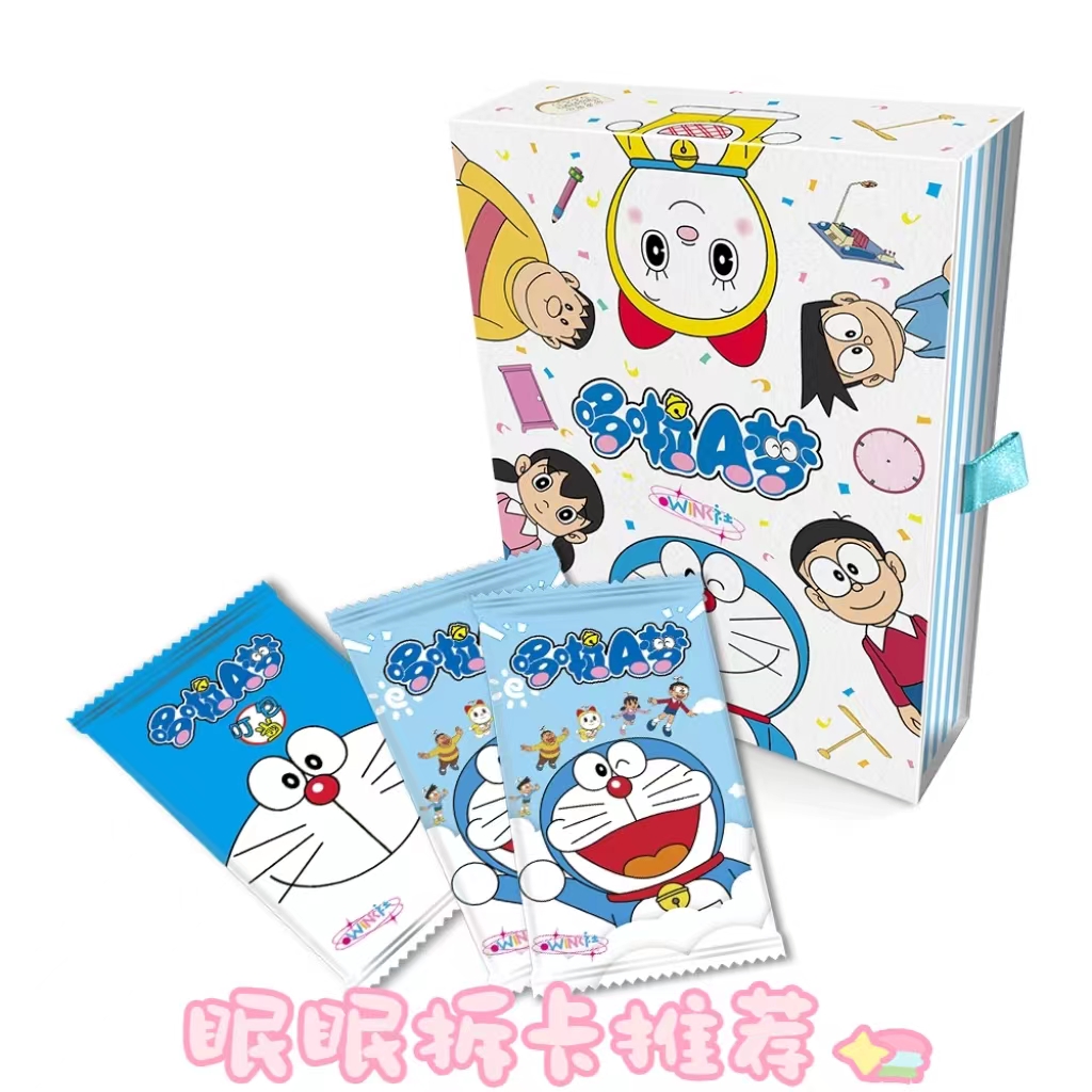 车车 【wink社多啦A梦】可爱萌楚楚 收藏卡牌盲盒（默认代拆） M