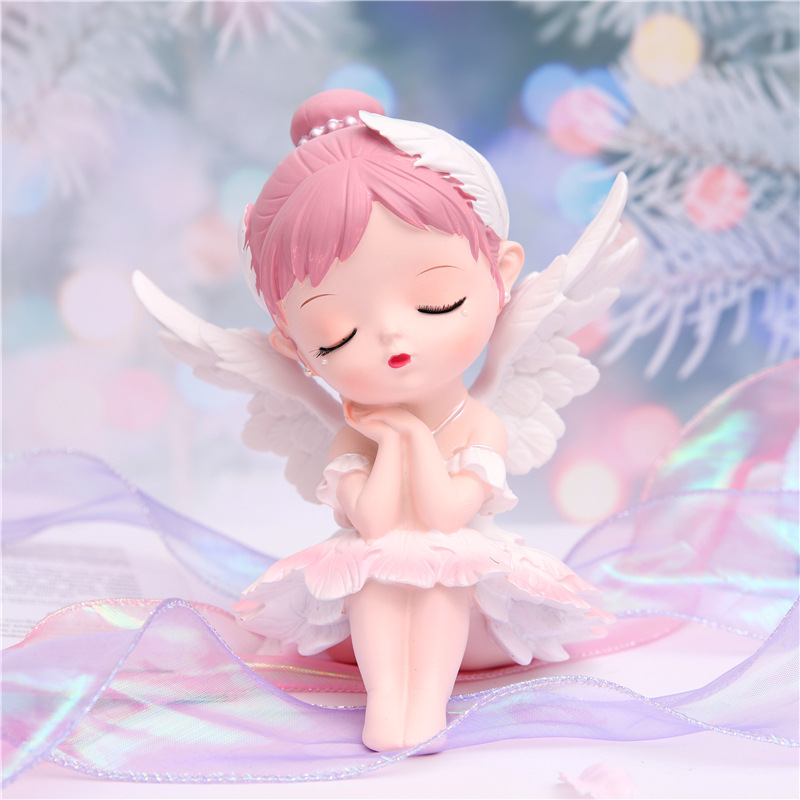 芭蕾舞小女孩摆件跳舞公主玩偶公仔手办蛋糕饰品朋友闺蜜生日礼物