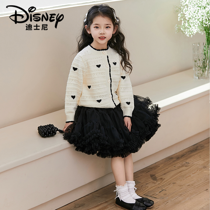 【XZ】Disney/迪士尼女童2023春季新款爱心套装XCE1BZ791