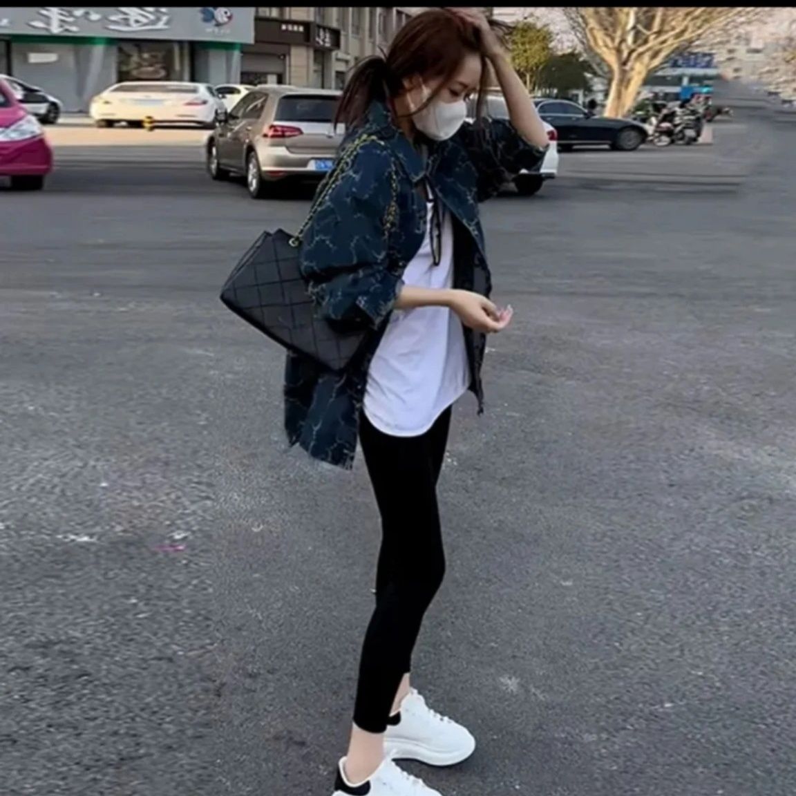 牛仔外套春季女高级感超好看炸街上衣韩系小香风减龄漂亮洋气蓝色