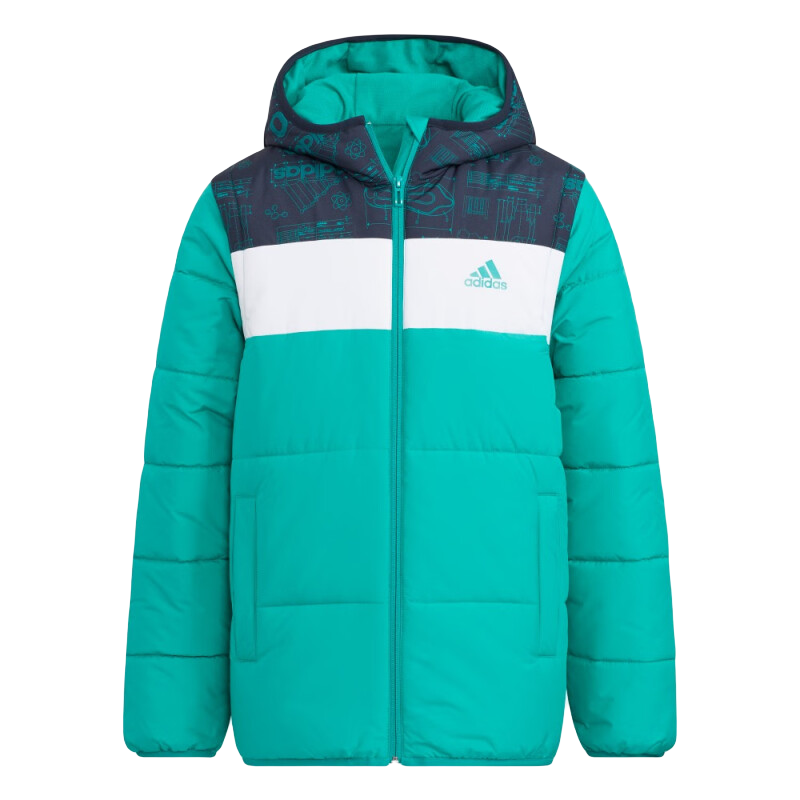 Adidas/阿迪达斯 亲子运动宽松梭织棉服 HY0557 HY0556