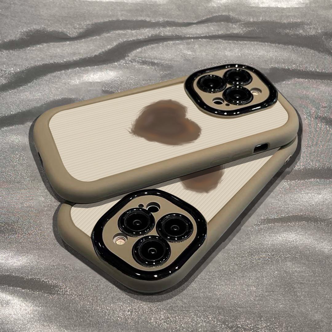 简约涂鸦爱心苹果13手机壳iPhone11个性14plus全包15防摔12promax