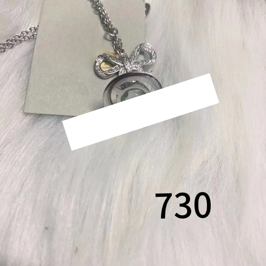 铜合金项链 730-时尚百搭简约金色素款气质复古项链
