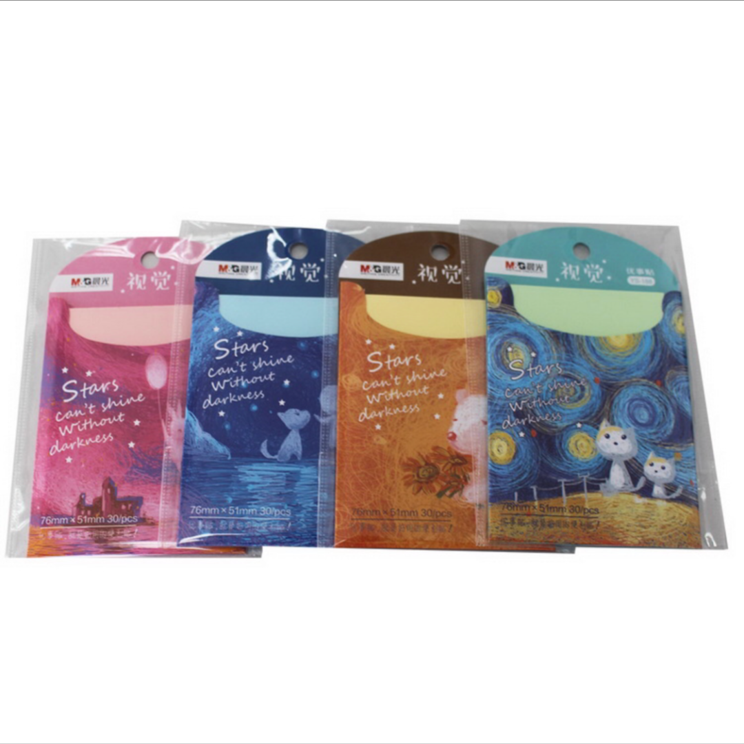 YS-188 M&G3X2自粘便条纸30页(视觉)QHGT