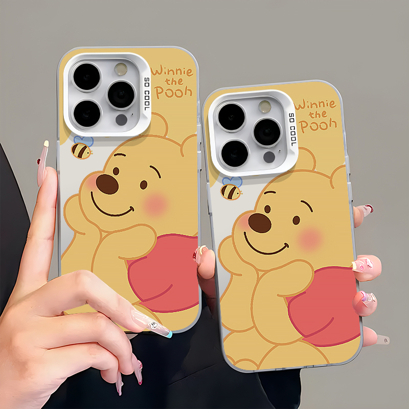 蜜罐维尼熊元气壳适用iPhone15/14/13手机壳vivo华为小米oppo苹果