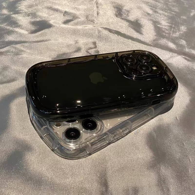 高级简约气垫适用苹果14手机壳iphone13/14promax防摔12/11女