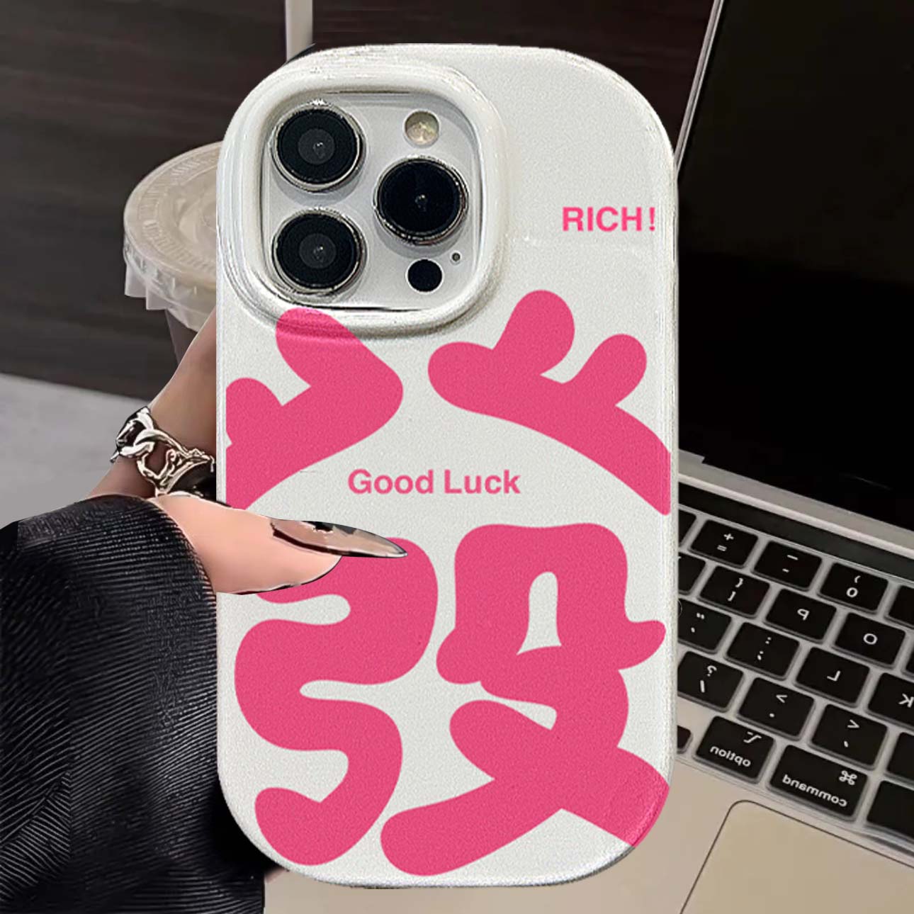 简约文字发适用苹果15手机壳iphone13/14promax防摔12/11全包女软