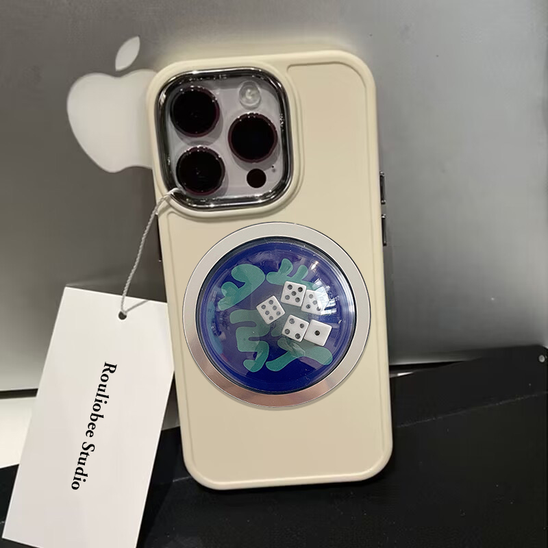 趣味立体摇骰子苹果13手机壳iphone14promax防摔12/11全包14pro女