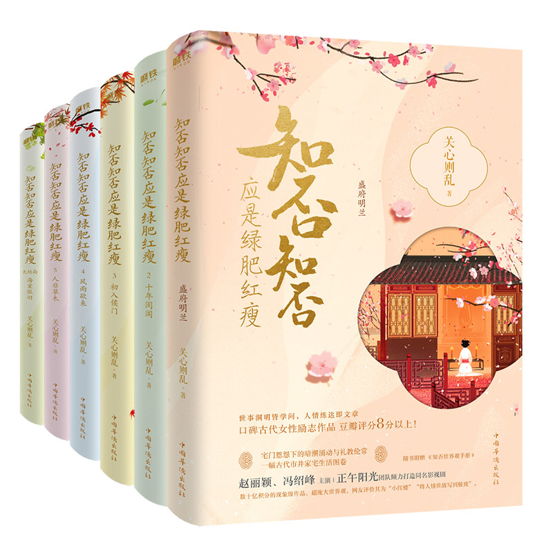 知否知否应是绿肥红瘦小说1-6册典藏纪念版赵丽