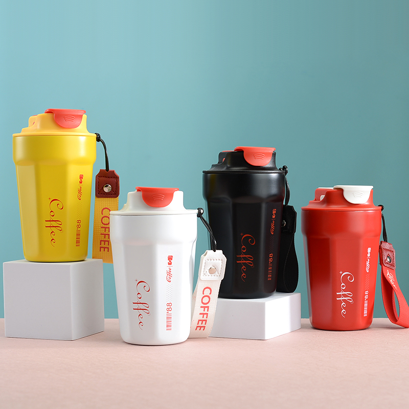 【主播专享】保温保冷两用双饮杯保温杯ins风小众双饮咖啡杯水杯