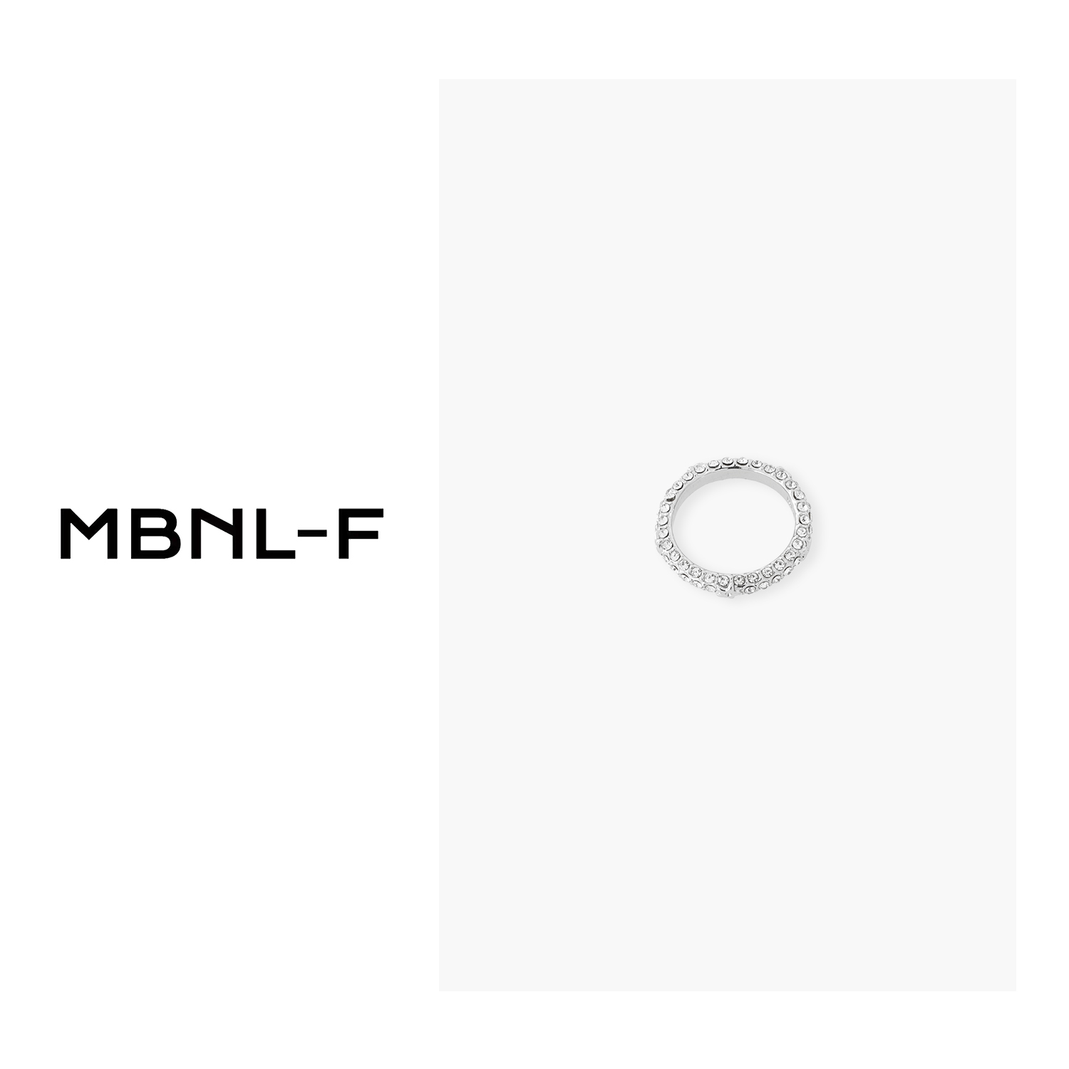 合金戒指 MBNL-F轻奢满钻戒指小众轻奢满钻指环戒指XM-29947