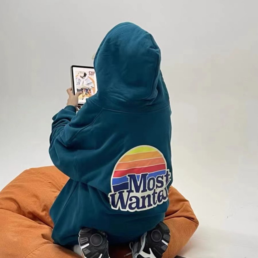 【品牌】mostwantedlab连帽开衫卫衣国潮流宽松外套秋款MWL-2034111