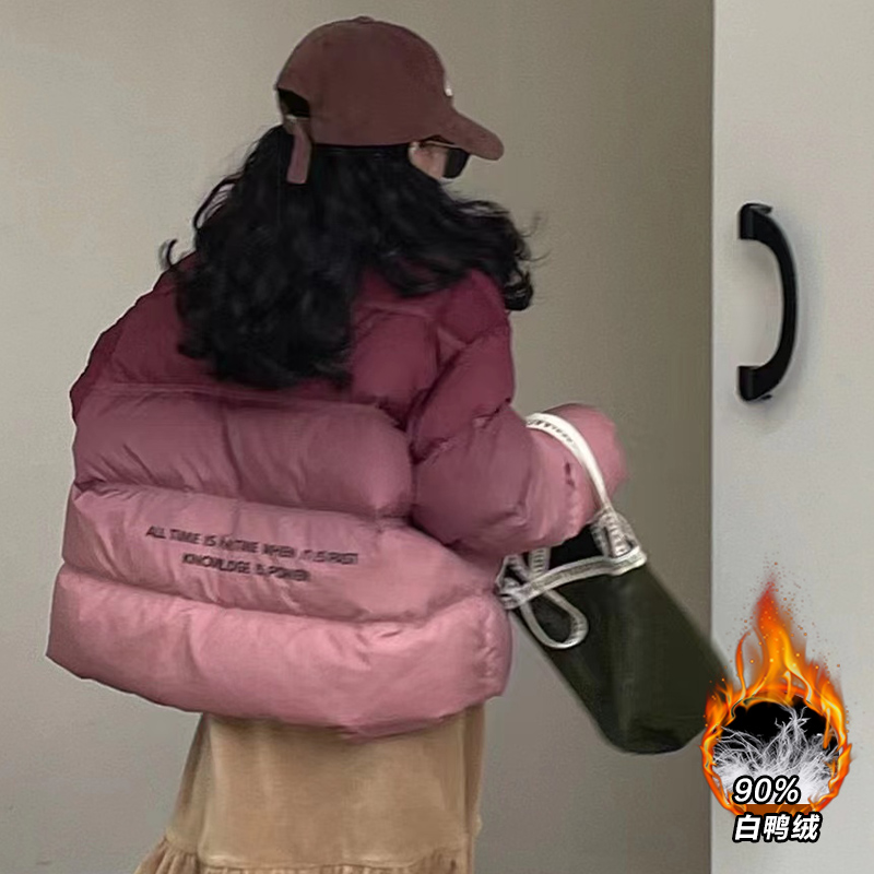 儿童羽绒服女童冬装2023新款洋气中大童儿童加厚冬季韩版时髦外套