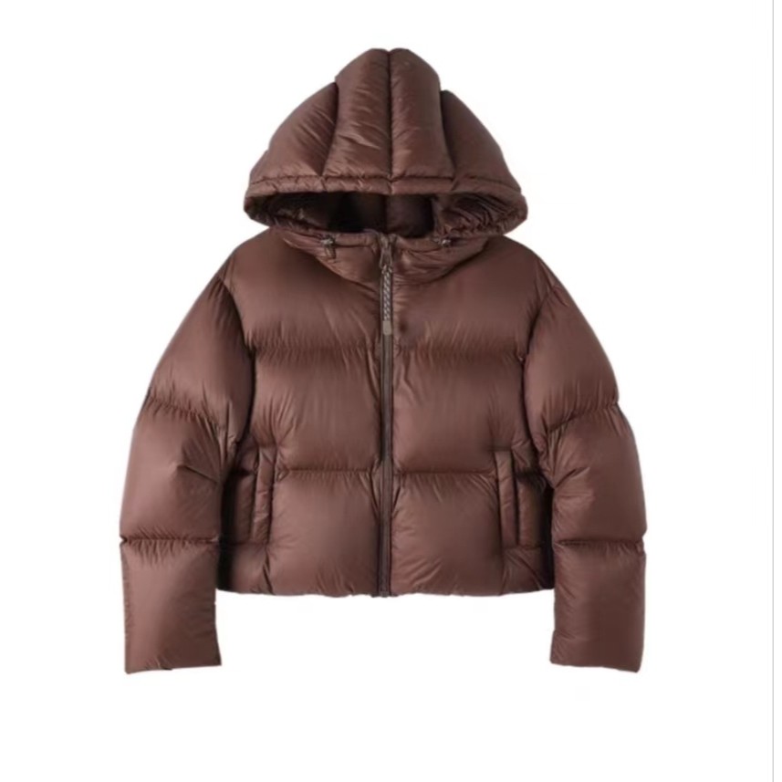 【曼哈顿2.0升级版连帽】肯豆风90白鸭绒羽绒服女短款新款美式立领