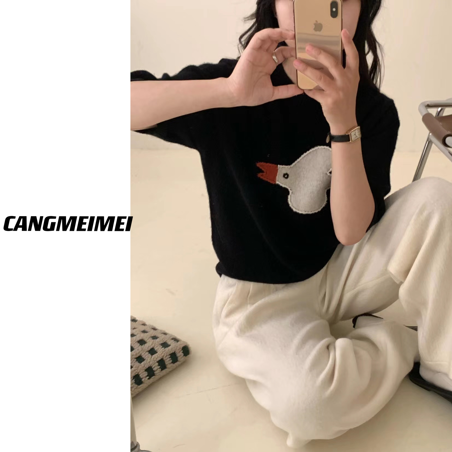 仓美美精选-大鹅小衫