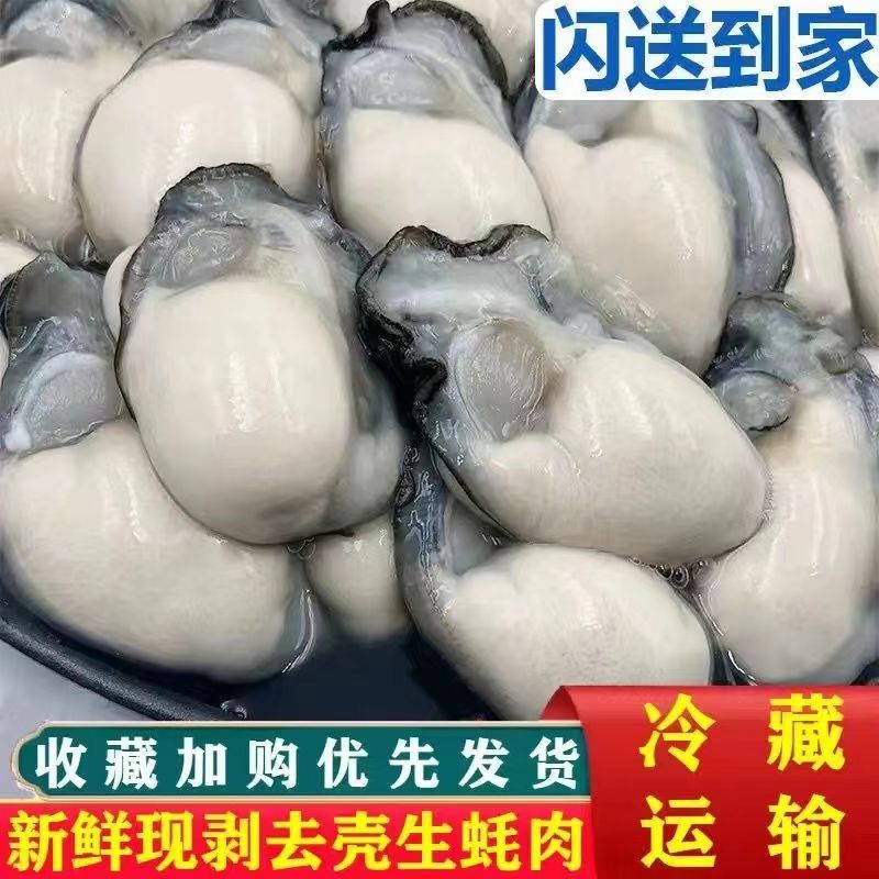{直播专享}渤海湾生蚝肉剥壳直发，无污染无添加