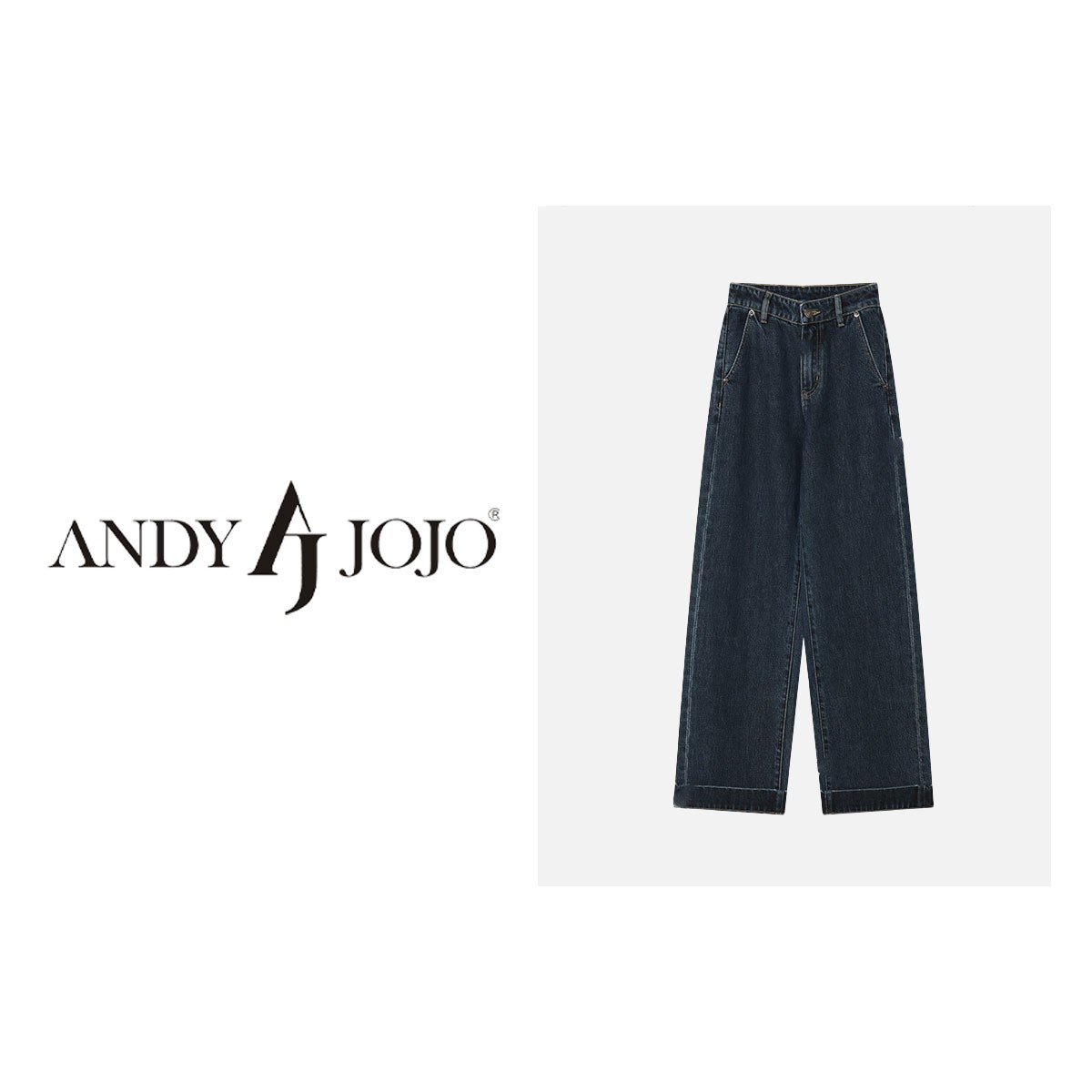 董先生&ANDY JOJO莱赛尔天丝棉复古牛仔裤百搭显瘦直筒裤19365